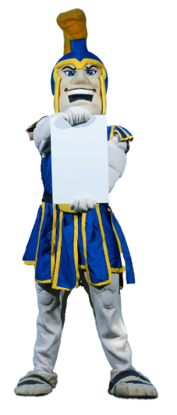 sammy spartan holds registration paper