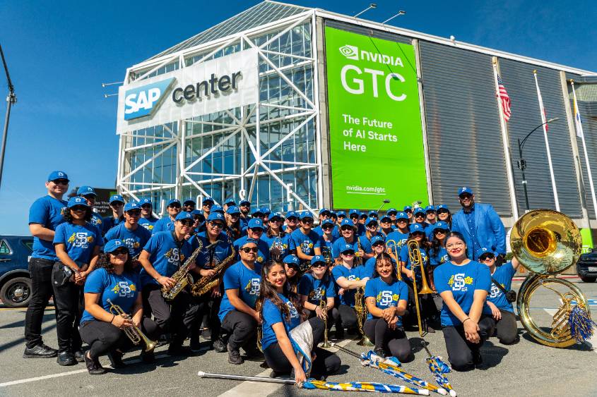 SJSU Marching Band at SAP Center